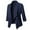 Navy, variant on Solid Long Sleeve Blazer, Open-Front Cardigan Jacket, Work-To-Weekend Topper Purple Xxl , Jacket