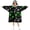 Alien and Planet Black Pattern-1, variant on Alien and Pizza Bright Green Pattern Lamb Fleece Blanket Hoodies for Teens ,Teens Oversize Sherpa Wearable Hooded Blanket Sweatshirt with Super Pockets