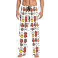 thumbnail image 3 of Cartoon Owls Mens Pajama Pants Cotton Elastic Waistband Lounge Sleep Pajama Bottoms Pj with Pocket, 3 of 7