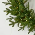 thumbnail image 4 of Dandan Pine 24 Wreath with Warm LED Lights, 4 of 4
