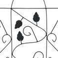 thumbnail image 4 of Plant Climbing Racks 3 pcs Black 15.7”x39.4” Iron, 4 of 5