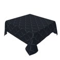 thumbnail image 2 of Wukai Black Fish scales Waterproof Tablecloth for Kitchen Dining, Fits Square Tables for 2-4 Seats -60"x60", 2 of 7