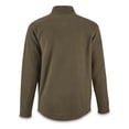 thumbnail image 2 of Guide Gear Men's Heavyweight Fleece Base Layer Quarter Zip Top Olive Brown MEDIUM, 2 of 2