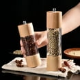 thumbnail image 4 of TIMIFIS Kitchen Gadgets Pepper Grinder Wooden Pepper Grinder Manual Ceramic Core Acrylic Pepper Powder Sea Multi Purpose Grinder Household Multi Purpose Kitchen Tool Kitchen & Dining, 4 of 6