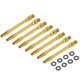thumbnail image 1 of Uxcell 8Pcs Ejes de Dardos de Aluminio con Rosca 2BA, Accesorios de Reemplazo con Anillos de Goma para Punta de Acero, Amarillo 45mm, 1 of 5