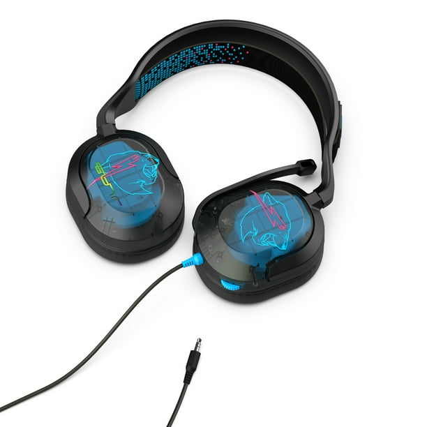 JLab Gaming x MrBeast Nightfall Wired Headset for Office Use