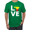 Irish Green, variant on LOVE Africa Black Culture Excellence Pan African History Fashion Graphic T-Shirt