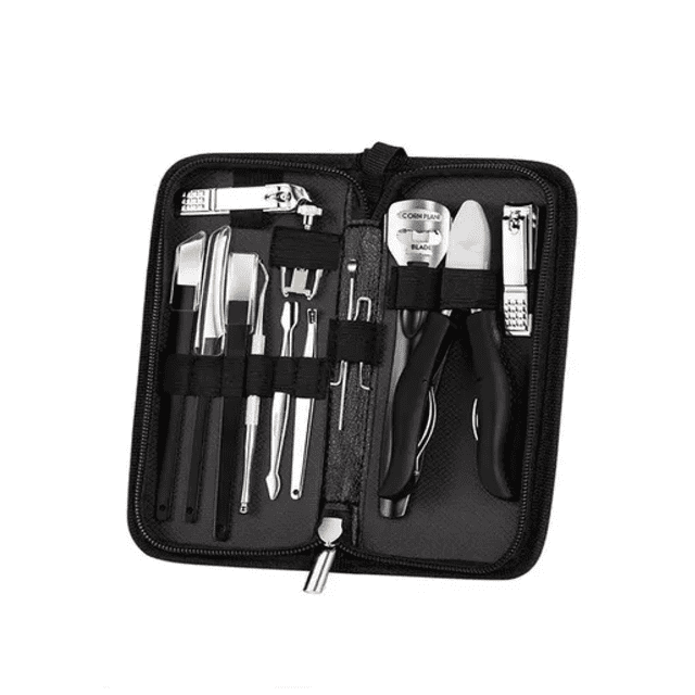Alicates Profesionales Para Cortar Y Cortar Uñas Para, 16pcs Lab.G Negro, Plateado