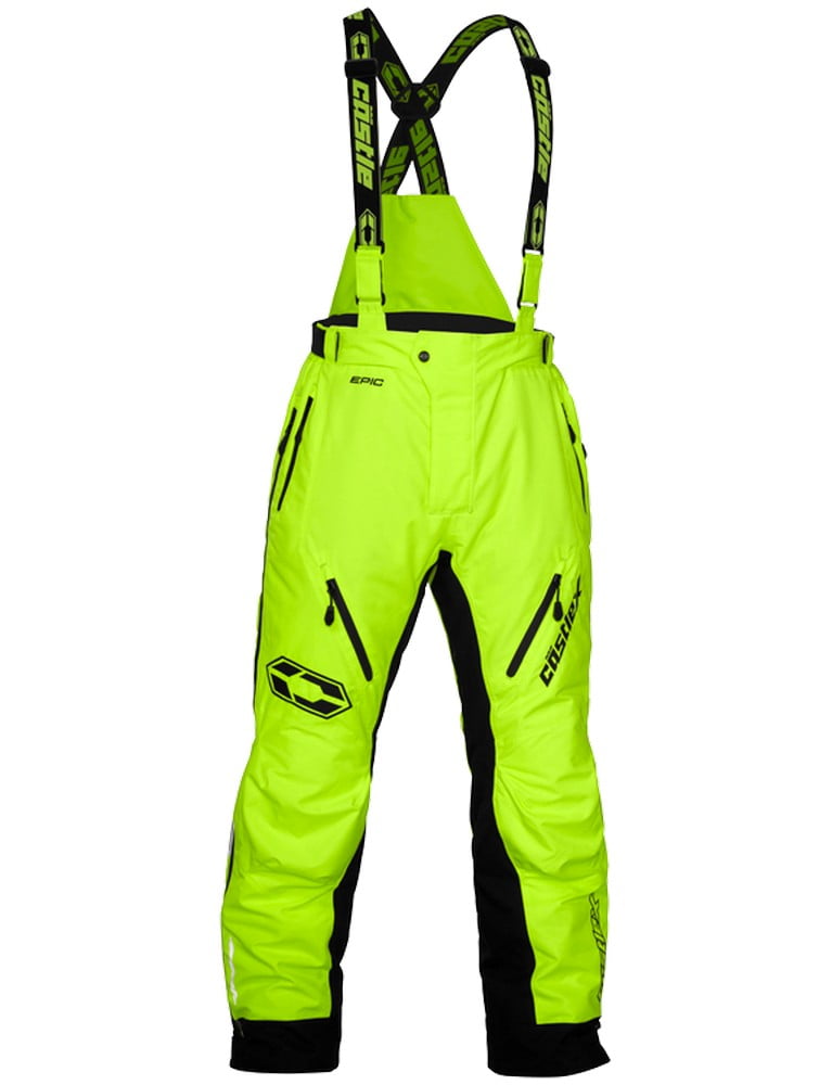 Castle X Epic Mens Snow Bibs HiVis