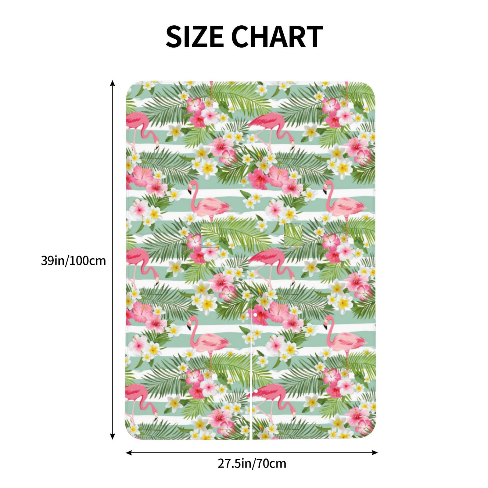 Naloa Tropical Flamingo Baby Car Seat Cover, Breathable Baby Carrier Cover, Multiuse Baby Carrier Cover & Nursing Breastfeeding Cover
