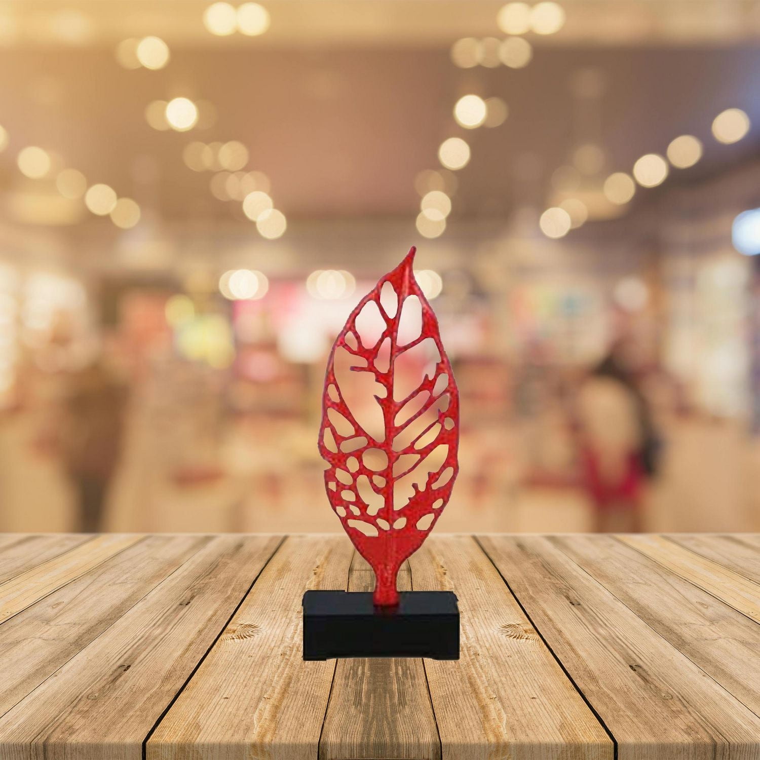 Autum Red Leaf Small Sculpture Canadian Furniture