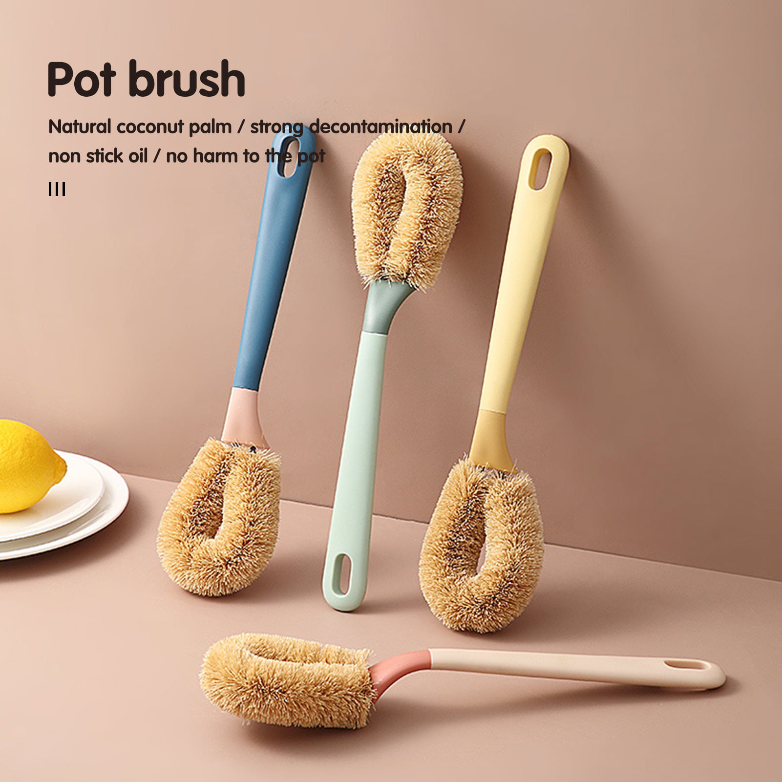 Bcloud Double-sided Stove Cleaning Brush Scratch-resistant PP Practical  Efficient Stove Brush Kitchen Accessories 