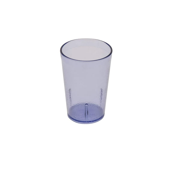 G.E.T. Heavy-Duty Shatterproof Stackable Plastic Tumbler Cups, BPA Free, 8 Ounce, Blue (Set of 12)