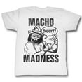 thumbnail image 1 of Macho Man Diggit White Adult T-Shirt, 1 of 2