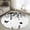 Black, variant on 5x8 Area Rugs for Living Room, Green Spring Botanical Non Slip Area Rugs for Kitchen Bedroom Entryway, Weeping Eucalyptus Butterfly Washable Carpet Runner Rug Floor Mats for Bedroom Home Decor