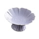 thumbnail image 1 of Cuenco de cerámica con base para encimera de cocina, cuenco decorativo, bandeja para frutas de estilo rústico. púrpura, 1 of 9