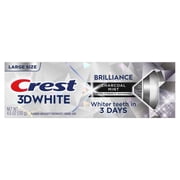 Crest 3D White Brilliance Charcoal Teeth Whitening Toothpaste, 4.6 oz