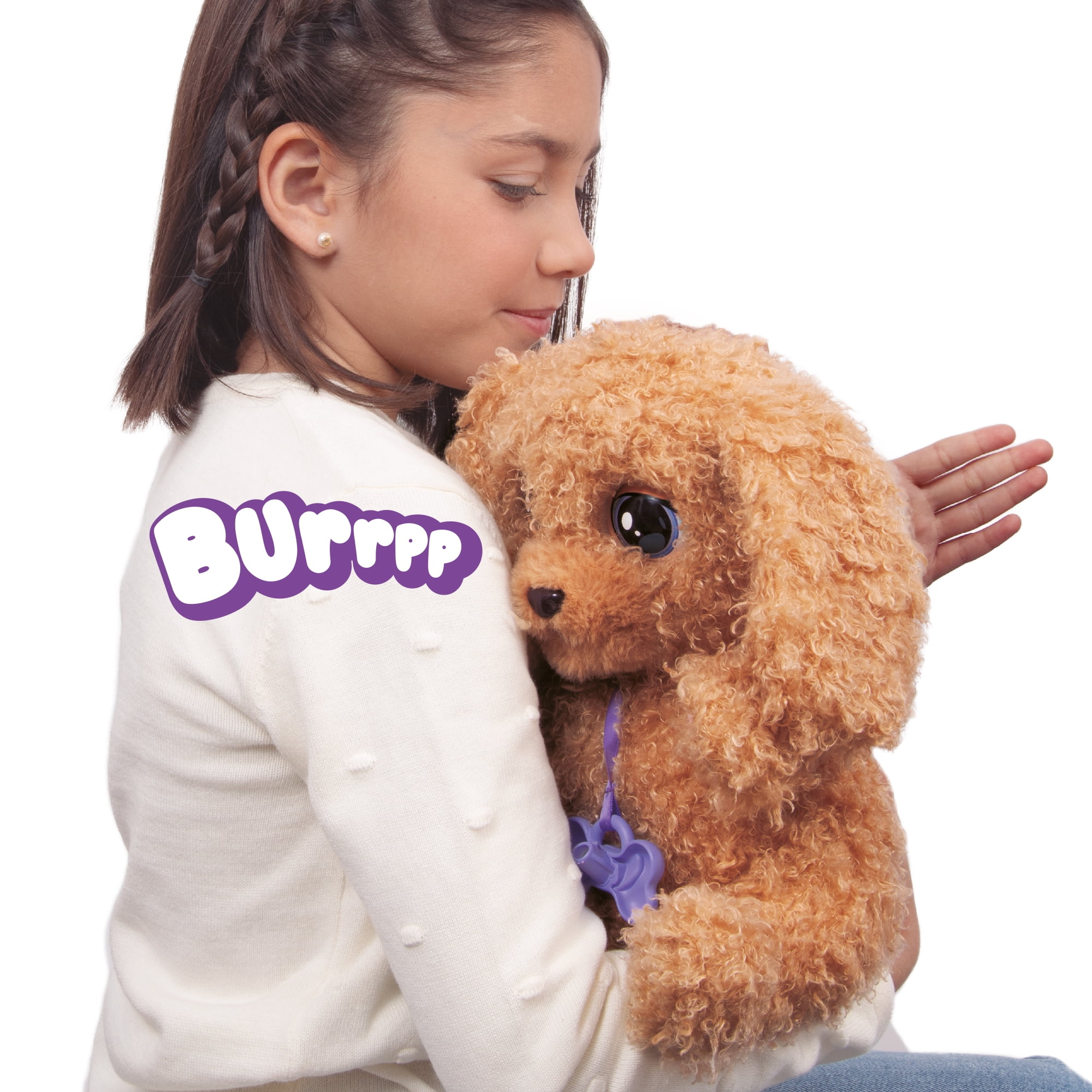Baby Paws - Interactive Labradoodle Plush Toy Puppy & Backpack Carrier, with 15+ Sounds & Reactions, Gifts for Kids, Ages 18M+