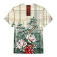 thumbnail image 4 of Lightweight Tops & Blouses Short Sleeve Shirts for Women V Neck Try Before You Buy Womens Clothing Cute Summer Tops for Women Trendy Warehouse Today Shipping, 4 of 5