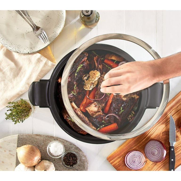 Zakarian by Dash 6 Quart Cast Iron Dutch Oven with Both Flavor