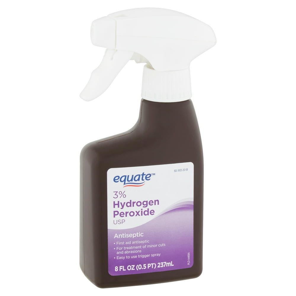 Equate 3 Hydrogen Peroxide USP Antiseptic, 8 fl oz