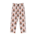 thumbnail image 6 of Uemuo German Shepherd Dog Pattern Men's Wide Leg Palazzo Lounge Pants with Pockets Light Weight Loose Comfy Casual Pajama Pants-Large, 6 of 9