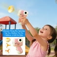 thumbnail image 5 of Dinosaur Flying Disc Toy Gun With 4 Light - Free Discs, 1 Light - Up Disc, 1 Light - Up Spinning Top And 1 Button Battery, Blue - Includes Shooting Function, Glowing Elements For, 5 of 5