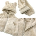 thumbnail image 6 of Kid Outerwear Toddler Girls Winter Jacket Cotton Windproof Warm Winter Coats Cute Hooded Jacket Plush Cute Bear Ears, 6 of 8