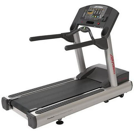 Life Fitness Electric Running Exercise Treadmill, Black and Gray