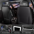 thumbnail image 2 of LAONNVIR Full Set Car Seat Covers Fit for Ford Maverick 2022-2024 Waterproof Faux Leather Car Seat Cover Compatible with Airbag Automotive Seat Protector (5 Seat, Black Line), 2 of 5