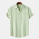 thumbnail image 1 of pstuiky camisetas de hombre, Camisa hawaiana informal de manga corta con cuello vuelto y botones para hombre ropa de hombre l, 1 of 9
