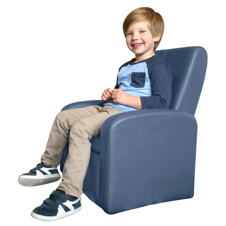 STASH Comfy Folding Kids Toddler Plush Sofa Lounge Chair with Storage Chest Ottoman cute mini upholstered armchair for little boy girl children play-room toy modern home sitting baby