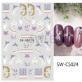 thumbnail image 1 of Pegatina de Arte de uñas de Navidad con purpurina plateada 3D, árbol de invierno, copo de nieve, pluma, hoja, linterna, regalo, deslizador de vino, accesorio de manicura DIY, 1 of 7