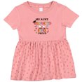 thumbnail image 3 of Inktastic My Aunt Graduated and I'm Super Proud Girls Baby Dress, 3 of 5