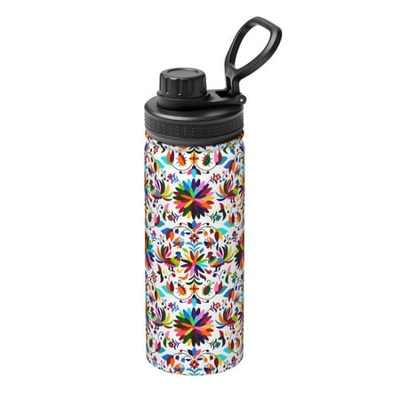 

Gaeub Mexican Bright Style Print Stainless Steel Water Bottle 18oz Sports Insulated Kettle for Women Men Suitable as a Gift