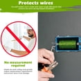 thumbnail image 4 of 5 Pcs Outil de Marquage Drywall Boîte de Localisation d'Outils de Positionnement pour Prise, en Boîte pour Réceptacle de Prise, Systèmes de Rangement Montés, 4 of 7