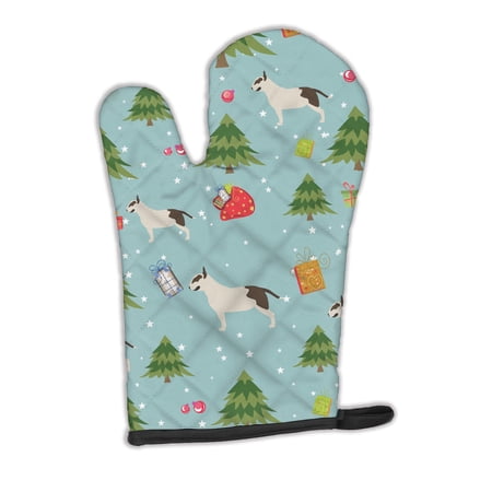 Christmas Bull Terrier Oven Mitt