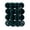 Green, variant on HHJZPR Multi-Shape Velvet Flocked Christmas Ornament Set, 24 Pack 2.36in Shatterproof Foam Hanging Bauble Clear Tube Kit for Xmas Tree Farmhouse Vintage Winter Holiday Decor