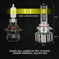 thumbnail image 4 of LED Headlight Bulbs High & Low Beam Kit 6000K for 2006-2015 Lexus IS350, 4 of 12