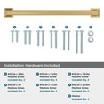 thumbnail image 5 of Amerock Lintel 12 inch (305mm) Center-to-Center Champagne Bronze Appliance Pull, 5 of 7
