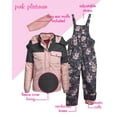 thumbnail image 7 of Pink Platinum Girls Snow Suit- Heavyweight Water-Resistant Ski Jacket and Snow Bibs for Girls 2 Piece, 7 of 7