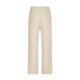 thumbnail image 3 of Casual Linen Trousers For Everyday Comfort And Stylish With Button Detail In A Revamped Classic Style For Men, 3 of 4