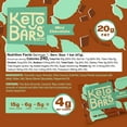 thumbnail image 5 of Keto Bars Mint Chocolate Keto Protein Bar – Perfect for Keto Lifestyle, Simple, Clean Ingredients, Low Carb, No Added Sugar, Moderate Protein, 4g Net Carbs, Gluten Free Snack, 10 Pack, 5 of 7