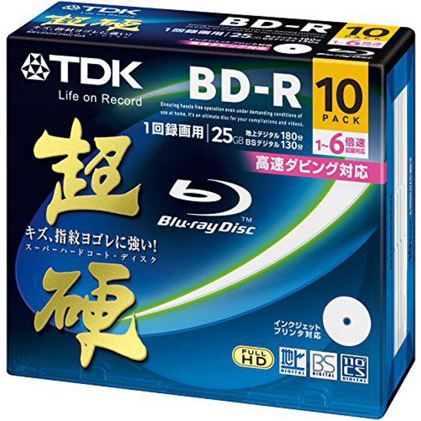 Tdk Blu Ray R Disc 10 Pack R 25gb 6x Super Hard Coating Surface Walmart Com Tdk Blu Ray R Disc 10 Pack R 25gb 6x Super Hard Coating Surface Walmart Com