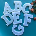 thumbnail image 3 of OUSITAID 26Pcs Silicone Alphabet Molds Large Letter Molds Epoxy Resin Molds for DIY Craft, 3 of 3
