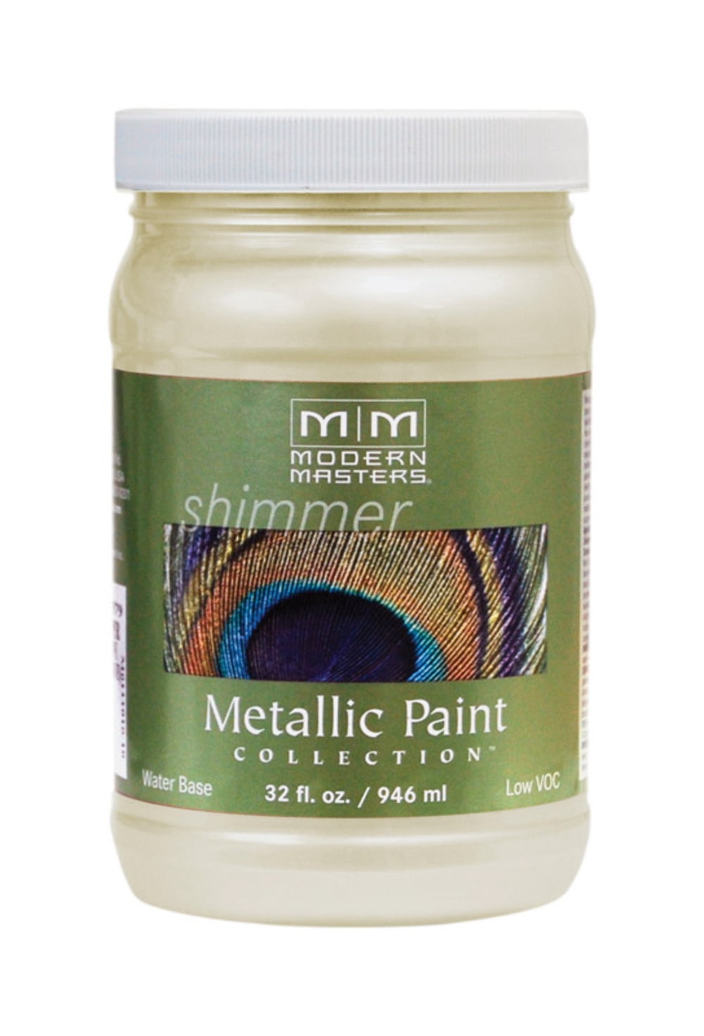 Modern Masters ME16432 Flash Gold Metallic Paint, 1 Quart