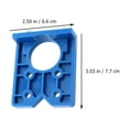 thumbnail image 2 of FRCOLOR Drilling Jig Hole Punchers Hole Locator Precision Punch Tools 6.6X7.7CM, 2 of 8