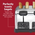 thumbnail image 5 of Hamilton Beach Classic 4-Slice Toaster with Sure-Toast Technology, Auto Boost, and Crumb Tray, Stainless Steel, 5 of 8
