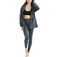thumbnail image 1 of DKNY Sleepwear Womens Work Hard Chill Hard Fleece Pajama Set Style-Y2022595, 1 of 2