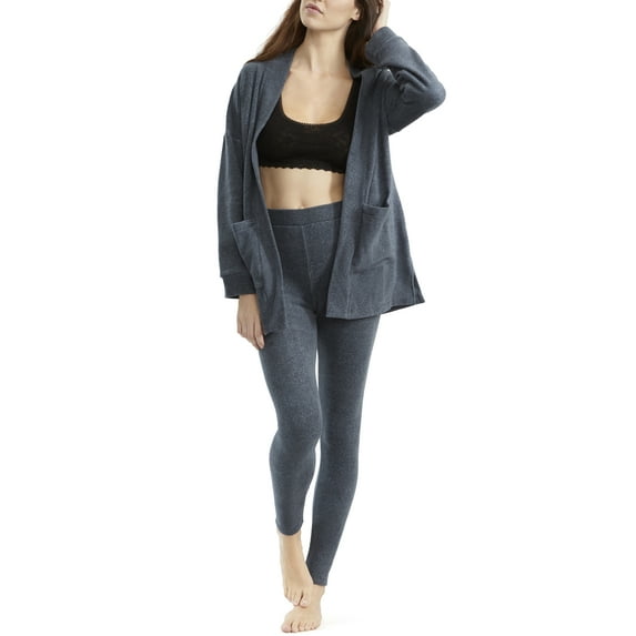 DKNY Sleepwear Womens Work Hard Chill Hard Fleece Pajama Set Style-Y2022595